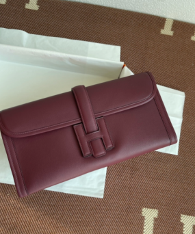 에르메스 지제 엘란29 버건디 스위프트 가죽